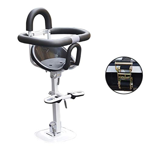 Zmmyr Child Safety Seats Electric Bicycle Pedal Motorcycle Can Lift Detachable Front Baby Kids Seats with Double Foot