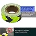 Pure Ponta High Visibility Black and Yellow Reflective Arrow Hazard Tape | 82 feet x 2 Inches High Intensity Waterproof Retroreflective Tape | Chevron Reflector Tape Roll