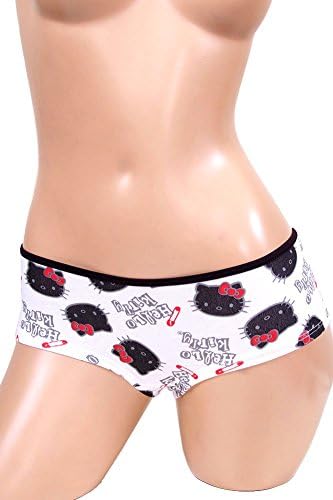 Hello Kitty Licensed Cotton Seamless Black Kitty Cheeky Panties