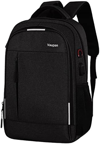Anti-Theft Laptop Backpack - Business Travel & School Bag, USB Port, Water Resistant, Fits 15.6" Laptop (Grey) - View #2