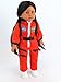 Orange Astronaut Space Suit | Fits 18