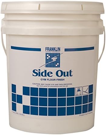 Franklin Cleaning Technology F193026 Side Out Gym Floor Finish, 5 Gallon
