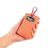 OutdoorMaster Pocket Blanket - Ultra Compact Full-Size Outdoor Blanket for Camping, Hiking, Picnic (Orange,L)
