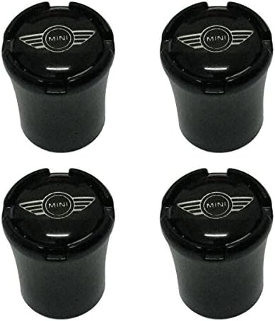 Modern Design 4pcs Black Logo Auto Car Wheel Tire Air Valve Caps Tire Decoration For Mini Cooper Car Model