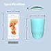 Jaunpy Unbreakable Cups for Kids Bathroom Cup Tumbler with BPA Free Set of 4 Multicolor Drinking Cups
