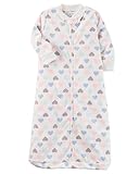 Carter's Unisex Baby Fleece Sleepbag Sleepsuit, Hearts, Small 0-3 Months