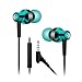 NOOTPRODUCTS NDT33 Earbuds Mic Stereo, Volume Control and Noise Isolating Headphone, Green
