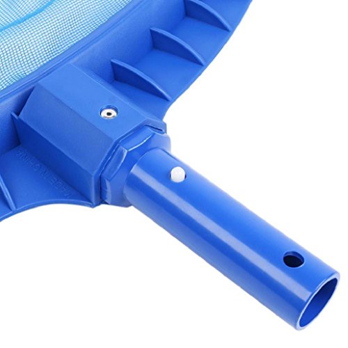 Pool Leaf Net, Leewa Skimmer Leaf Rake Mesh Net for Removing Swimming Pool Leaves and Debris (Blue, 44.530 cm)