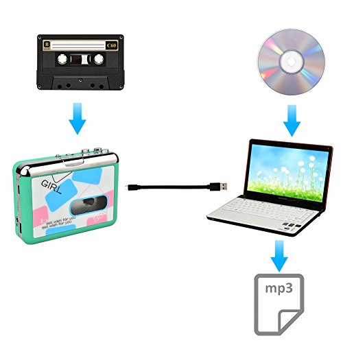2 DIGITNOW+Cassette+Player+Cassette+Converter+Compatible