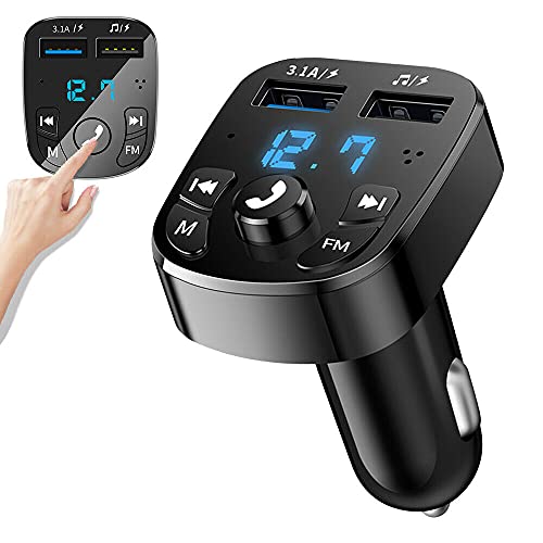 Car Bluetooth FM Transmitter, MP3 Player Transmitter Wireless