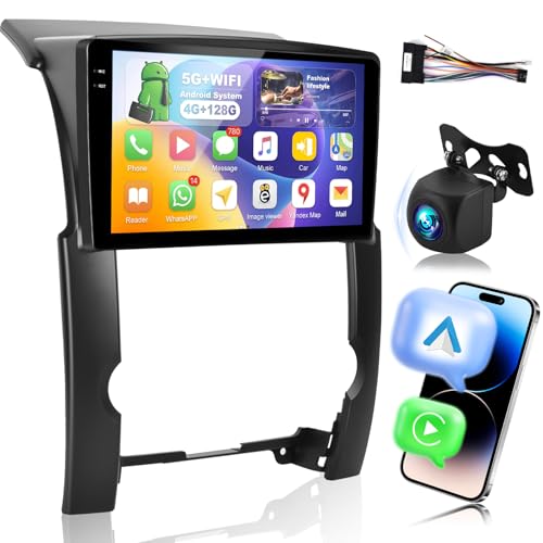 [4+128G] Upgrade Radio for Kia Sorento 2009-2012: 10.1 inch Android IPS Incell Touchscreen Stereo - Wireless Carplay and Android Auto, 5G/WiFi, GPS, Bluetooth 5.0, Custom Homepage + Backup Camera