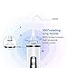 Cordless Water Flosser, NENRENT Rechargeable and Portable Oral Irrigator with 4 Jet Tips, IPX7 Waterproof 4 Modes Water Flossing with Cleanable Water Tank for Home and Travel (Black)