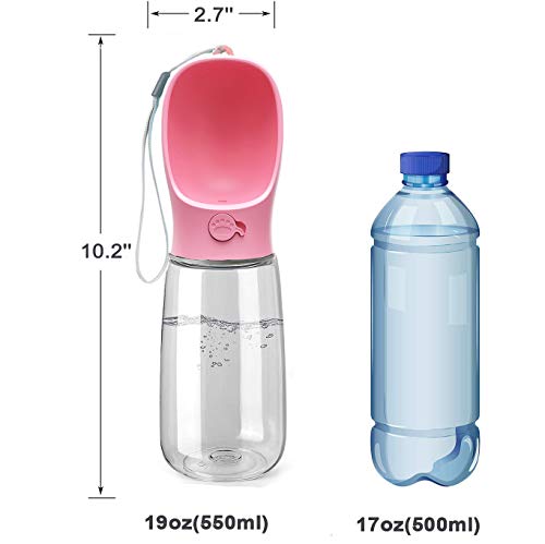 Kalimdor Dog Water Bottle, Leak Proof Portable Puppy Water Dispenser with Drinking Feeder for Pets Outdoor Walking… - Image 8