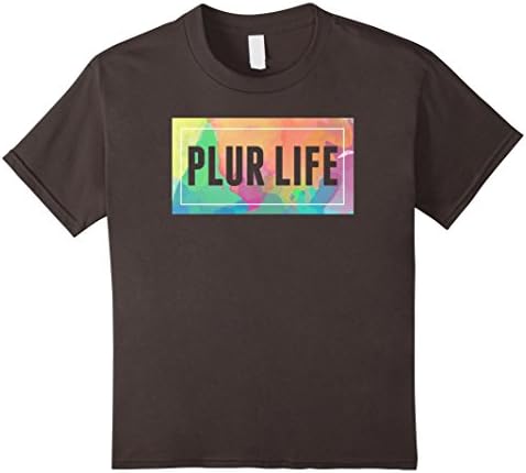 Kids Plur Life EDM Concert T-Shirt 6 Asphalt