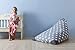 Aubliss Stuffed Animal Storage Bean Bag Chairs Cover, 50