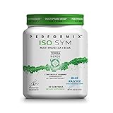 Performix ISO SYM Multi-Phase CLA + BCAA, Stimulant Free Fat Burning Supplement, Blue Razz Ice, 30 Servings