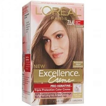 L Oreal Excellence Creme 7 1 2a Medium Ash Blonde Cooler 1