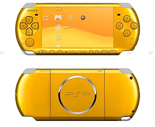 Sony PSP Slim 3000 Series Handheld Gaming Console with 2 Batteries (Orange)(Renewed)