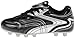 Vizari Striker FG Soccer Shoes | Firm Ground Cleats for Outdoor Surfaces and Fields | Lightweight and Easy to wear Youth Outdoor Soccer Cleats | Black/Silver | 11 Little Kid