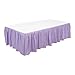 TILLYOU Crib Bed Skirt Dust Ruffle, 100% Natural Cotton, Nursery Crib Bedding Skirts for Baby Boys or Girls, 14
