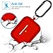 Airpods Pro Case Cover,Doboli Silicone Protective Skin Case for Airpod Pro Red