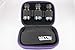 Essential Oil Carrying Case Holds 10 Bottles Perfect for Roller Bottles 5ml - 10ml Multiple Colors! (2 Pack, Purple)