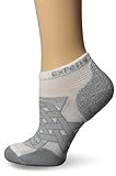 Thorlos Experia Unisex XECU Multi-Sport Thin Padded Compression Low Cut Sock, White, Medium