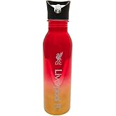 Liverpool F.C. 700ml Stainless Steel UV Coated Sports Bottle, Red/Gold