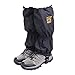 TRIWONDER Snow Leg Gaiters Waterproof Boot Gaiters Leggings Cover for Hiking Walking Climbing Hunting Cycling (1 Pair) (Black)