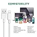 iPhone Charger,Atill Lightning Cable 5Pack 6FT iPhone Charging Cable Cord Compatible with iPhone 14/13/12/11/ X 8 8Plus 7 7Plus 6s 6sPlus 6 6Plus SE 5 5s 5c iPad iPod & More (White)