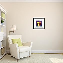 Framed Art Print, 'Untitled 1987' by Keith