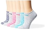 Starter Women's 6-Pack Athletic No-Show Socks, Prime Exclusive, Multicolor, Medium (Shoe Size 5-9.5)