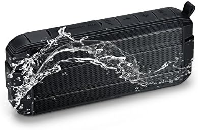 Portable Bluetooth Speakers Waterproof IPX6 Outdoor Wireless Multifunction Sound Box with Carabiner Black