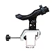 BroCraft 2Pcs Power Lock Fully Adjustable Rod Holder with Aluminum Universal Clamp / Jon Boat Rod Holder