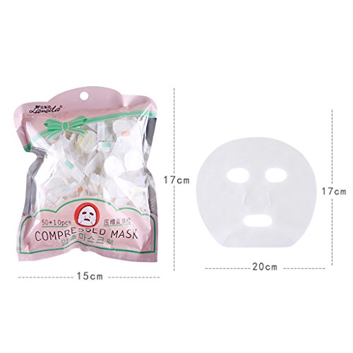 SunniMix 160 Compressed Mask Face Lotions Sheet Paper Thin Soft DIY Natural Skin Care Beauty - Thumbnail 2