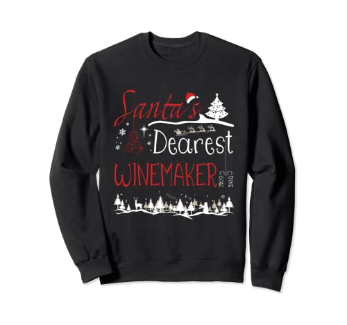 Winemaker Xmas Job Funny Christmas Sweatshirt