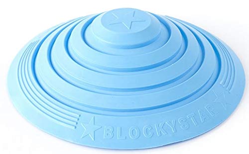 BlockyStar Door Stop Window Multi Purpose Blue Rubber Wedge Bumper Protector
