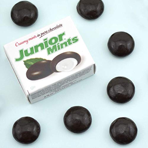 Tootsie Rolls Junior Mints Creamy Mints in Pure Chocolate Candy
