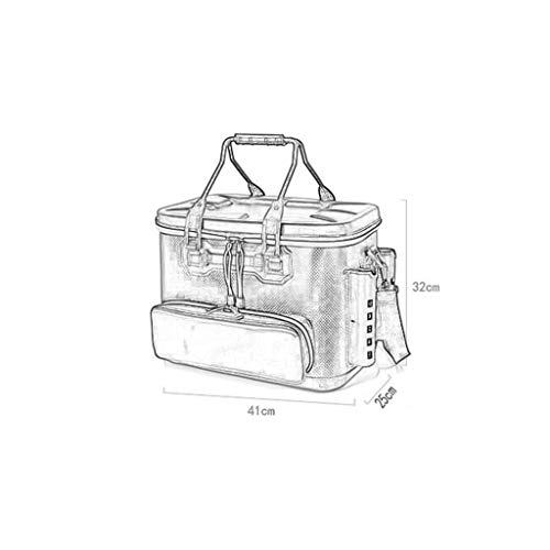 BYDBNR Angelkasten, Aufbewahrungsbox for Angelzubehör Angelwerkzeugkasten Multifunktionsfischereimer – Bild 5