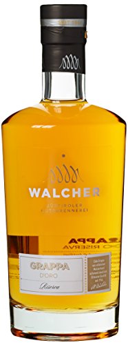 Walcher Grappa d’Oro Riserva – Harmonisch, barriquegereifter Grappa aus Südtirol (1 x 0,7 l)