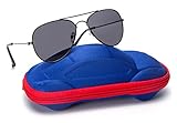 Kids Junior Aviator Classic Sunglasses Metal Frame Scratch Resistant Lenses By Comcl (Green Classic, 52)