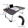 VLikeze-Laptop-Desk-Laptop-Bed-Table-with-Foldable-Legs-Cup-Slot-Reading-Holder-Notebook-Stand-Breakfast-Bed-Tray-Book-Holder-for-Sofa-Bed-Terrace-Balcony-Garden-Black VLikeze Laptop Bed Table, Portable Bed Desk for Laptop, Foldable Laptop Lap Desk with Cup Holder Laptop Stand Breakfast…