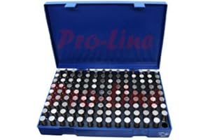 PAVLYSH 125 Pc M3 .501-.625'' Steel Plug Pin Gage Set Minus Pin Gauges Metal Gage Gauges