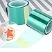 Green Craft Tape - Seamless Sticky Paper Tape for Hollow Frame Metal, Epoxy, UV Resin Craft, Open Bezel DIY Tool for Charm Pendant Making, Traceless Tape - PET Film