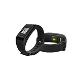 Smart Band,Coolbit Fitness Tracker Smart Bracelet with Heart Rate Blood Pressure Monitor Wearable Pedometer Calories Track IP67 Waterproof Activity Tracker Smart Wristband for Android and IOS Phone