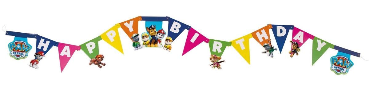 Tib Paw Patrol Party Garland