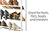 Whitmor Over The Door Shoe Rack, 36 Pair, White