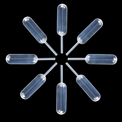 JPSOR 100pcs 4ml Disposable Plastic Transfer Pipettes, Short Stem, for Cupcakes, Ice Cream - Thumbnail 2