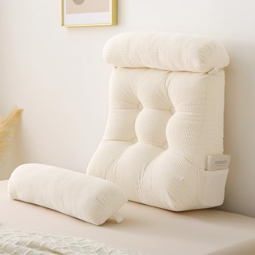 Sasttie Wedge Pillow Set, 3PCS Reading Pillow for Sitting, Bed… at Amazon