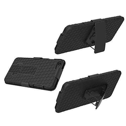 iPhone 6s Plus Case, 6 Plus Case, HLCT Slim Shell Complete Protective Como Set with Built-In Stand Kickstand - Thumbnail 4